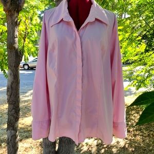 Pink Lane Bryant button down dress shirt